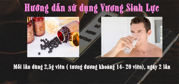 cách dùng vương sinh lực